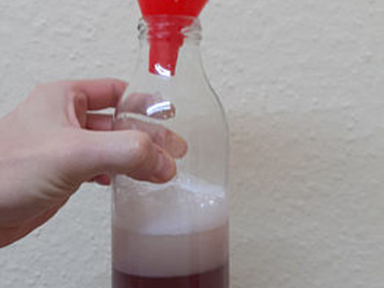 Experiment Wasser