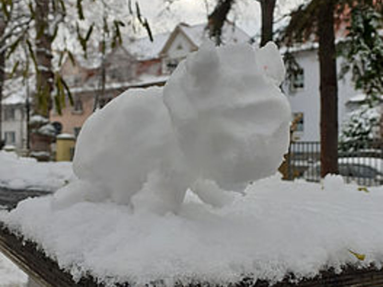 Schnee in der Kita